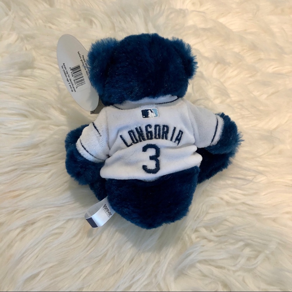 ✨HP✨Majestic Tampa Bay Rays Longoria Tee& Bear - Picture 6 of 6